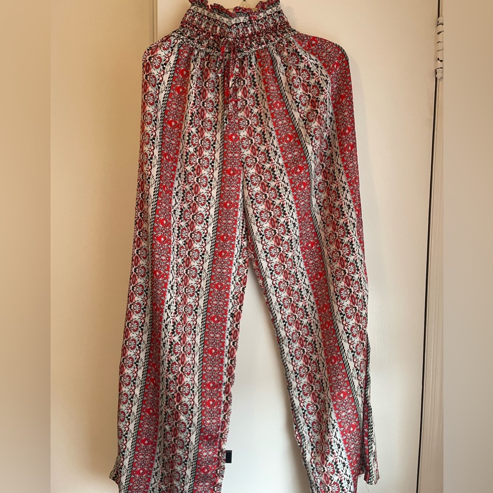 Wide leg flowy pants